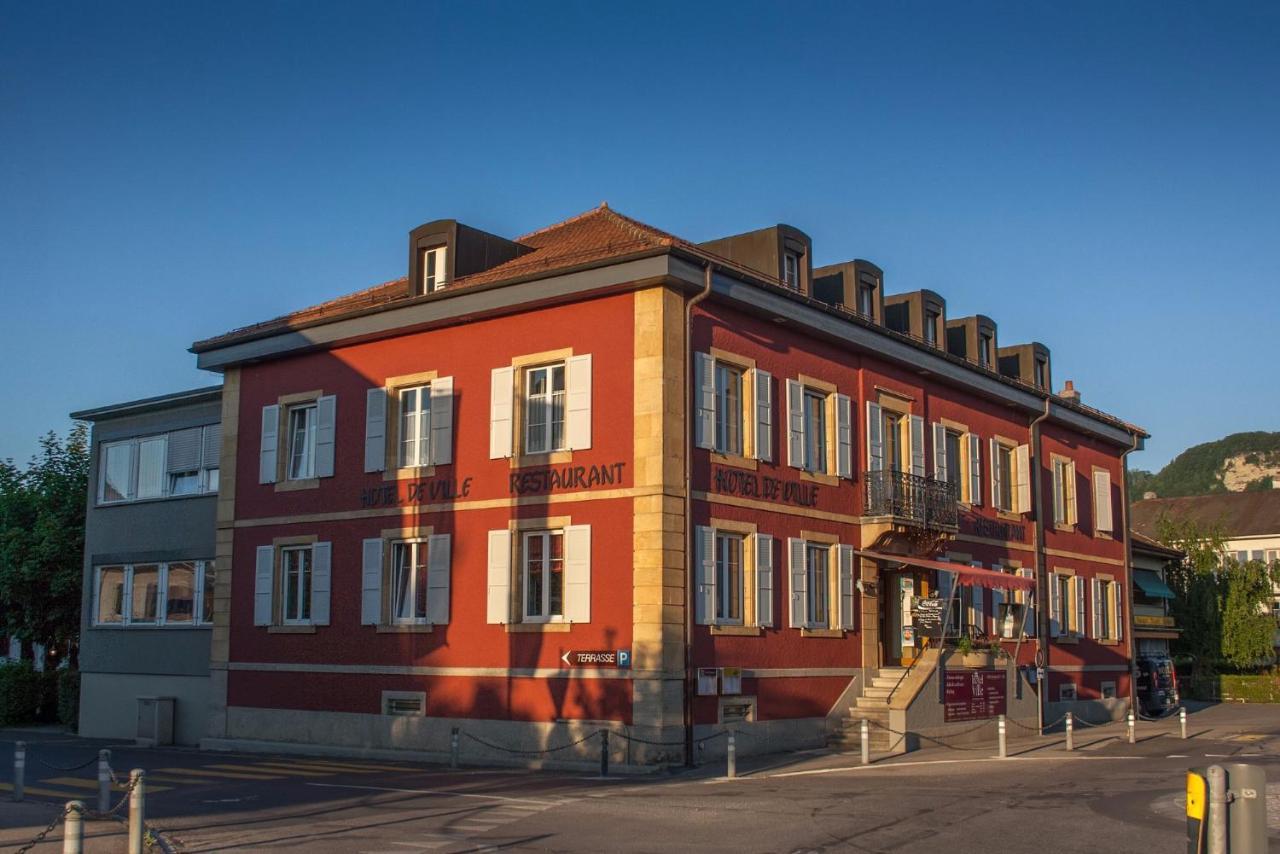 Hotel De Ville D'Yvonand Exteriér fotografie