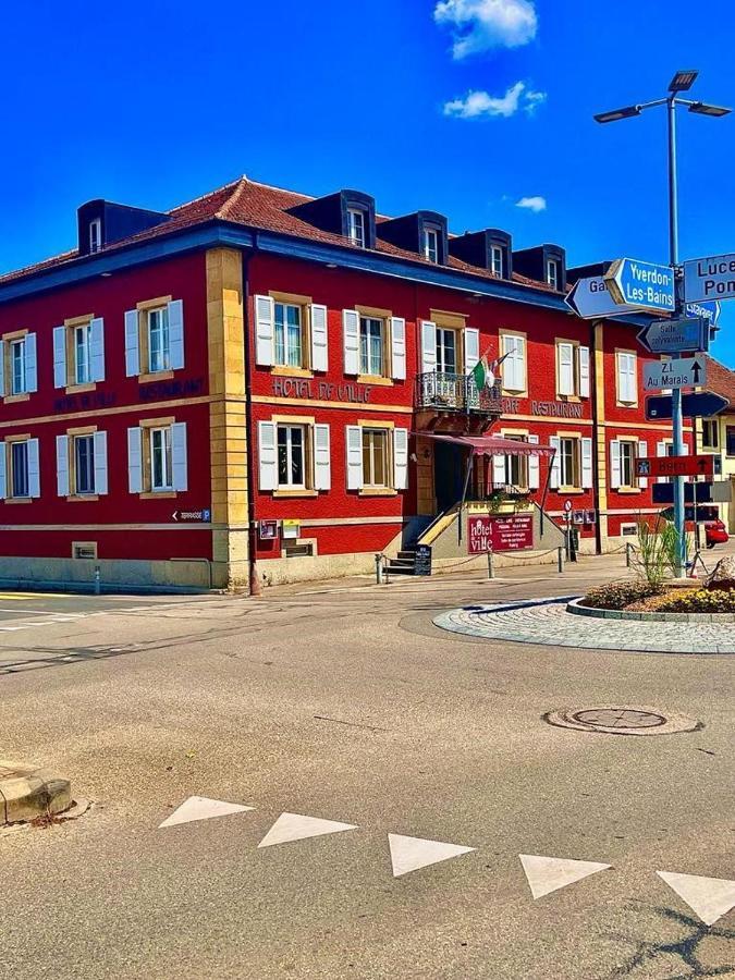 Hotel De Ville D'Yvonand Exteriér fotografie